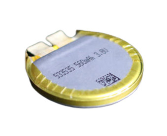 3.7V 560mAh 비발한 둥근 리튬 이온 건전지 똑똑한 시계 533535