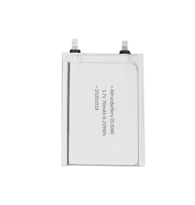 RFID 전자 태그용 TBD 3.7V 70mAh 초박형 LiPo 배터리