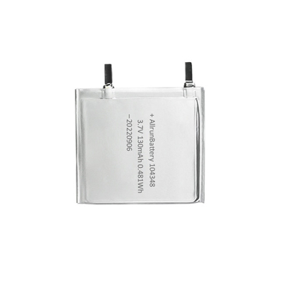 MP5 플레이어 3.7 V 130mAh 울트라 씬 LiPo 배터리 롱 ​​사이클 104348