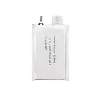울트라 슬림 LiPo 배터리 3.7V 150mAh 충전식 리튬 폴리머 배터리
