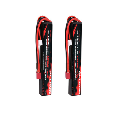 RC 100C 11.1V Li 중합체 건전지 높은 C 비율 3S 1300mAh LiPo 건전지
