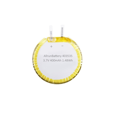 둥근 주문 LiPo 건전지 3.7 V 400mAh 리튬 중합체 건전지