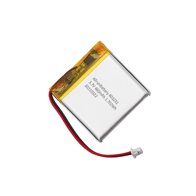 3.7V 460mAh 라이트 IoT 배터리 팩 충전식 사각 LiPo 배터리 팩