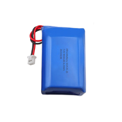 2S1P 리튬 전지 팩 강력한 7.4 V 850mAh 리튬 폴리머 전지