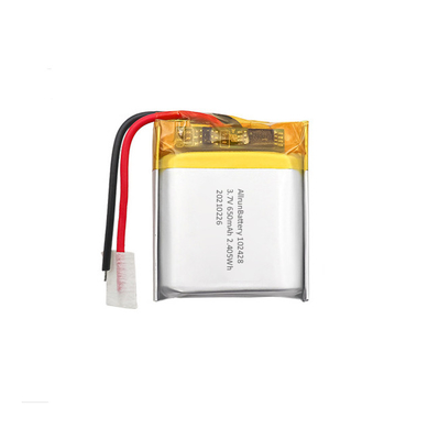 관례 3.7 V 650mAh LiPo 건전지 1C 재충전용 리튬 중합체 건전지 팩