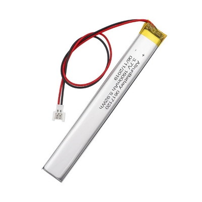 주문 Li 중합체 건전지 3.7V 1600mAh 매우 좁은 LiPo 건전지