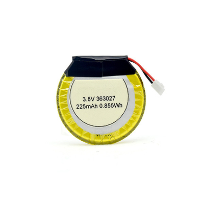 225mAh 3.8 V Li 중합체 건전지 원/Bluetooth 헤드폰을 위한 LiPo 건전지