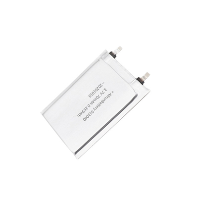 RFID 전자 태그용 TBD 3.7V 70mAh 초박형 LiPo 배터리