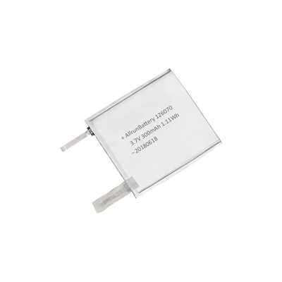 MP5 플레이어를 위한 OEM 1C 3.7V 300mAh 매우 얇은 리튬 폴리머 배터리