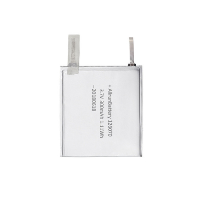 MP5 플레이어를 위한 OEM 1C 3.7V 300mAh 매우 얇은 리튬 폴리머 배터리