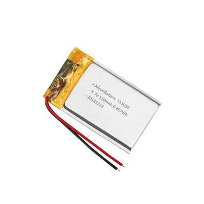 3.7V 110mAh LiPo 건전지/매우 얇은 재충전용 리튬 중합체 건전지