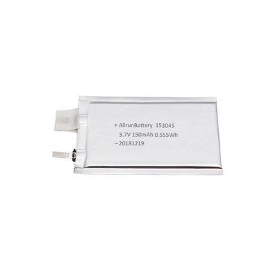 울트라 슬림 LiPo 배터리 3.7V 150mAh 충전식 리튬 폴리머 배터리