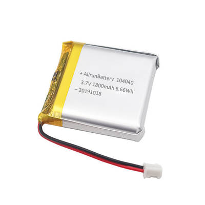 주문 재충전용 의학 리튬 전지 LiPo 3.7 V 1800mAh