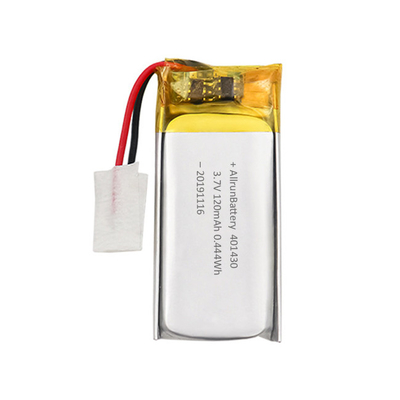 3.7V 120mAh LiPo 배터리 충전식 맞춤형 리튬 폴리 배터리 1C