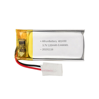 3.7V 120mAh LiPo 배터리 충전식 맞춤형 리튬 폴리 배터리 1C