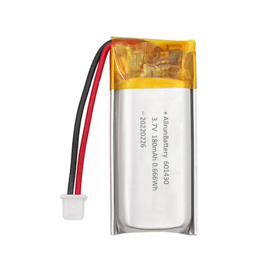 관례 3.7V 180mAh LiPo 건전지 1C 재충전용 Li 많은 건전지
