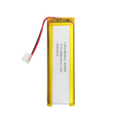 주문 재충전용 리튬 중합체 건전지 3.7 V 3000mAh 903090