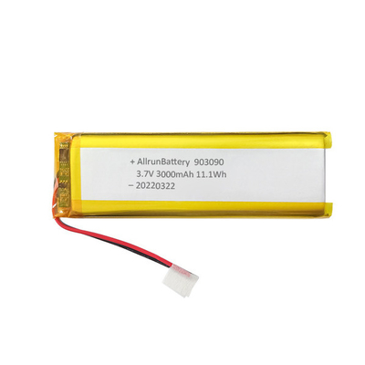 주문 재충전용 리튬 중합체 건전지 3.7 V 3000mAh 903090