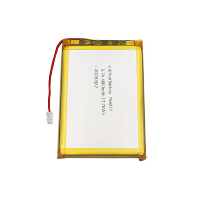 얇은 리튬 폴리머 배터리 3.7V 4800mAh 장방형 리튬 이온 리튬 폴리머