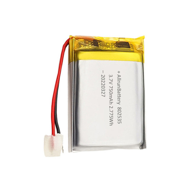 장방형 리튬 중합체 건전지 안전 3.7 V 750mAh LiPo 건전지