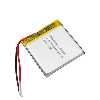 장방형 리튬 중합체 건전지 1500mAh 3.7 V 많은 리튬 전지