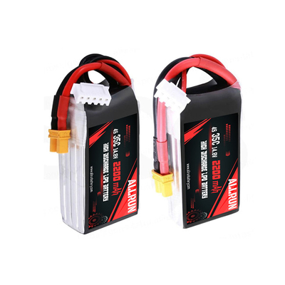 35C 14.8V LiPo 배터리 팩 높은 C 비율 4S 2200mAh LiPo 배터리