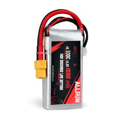 14.8V 4S 1500mAh LiPo 배터리 100C 높은 C 속도 LiPo 배터리 팩