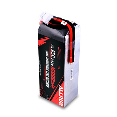 전력 공구 높은 방전 LiPo 건전지 팩 25C 22.2V 6S 16000mAh