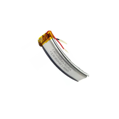 강력한 구부려진 리튬 중합체 건전지 601456 3.7 V 450mAh LiPo 건전지