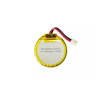 재충전용 둥근 3.7 볼트 리튬 중합체 건전지 480mAh LiPo 건전지