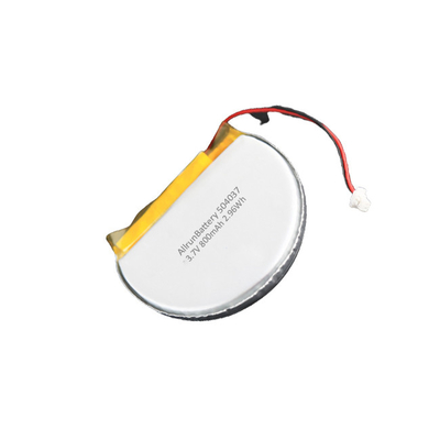 안정되어 있는 3.7 V 800mAh 재충전 전지 둥근 주문 LiPo 건전지 팩