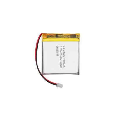 정연한 LiPo 건전지 400mAh 1C 3.7 V Li 중합체 재충전 전지