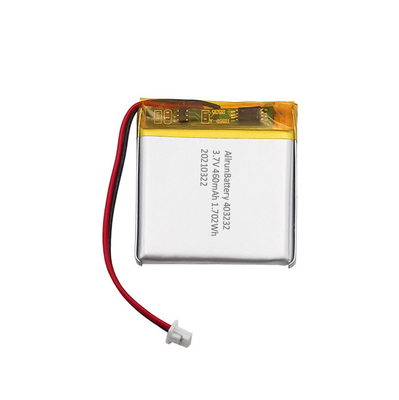 3.7V 460mAh 라이트 IoT 배터리 팩 충전식 사각 LiPo 배터리 팩
