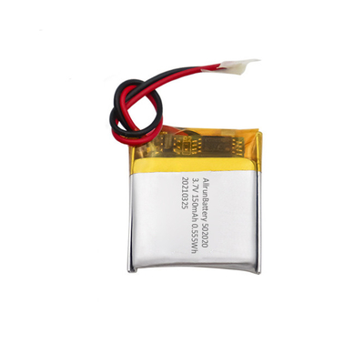 강력한 3.7 V 150mAh 충전식 사각 LiPo 배터리 팩 502020
