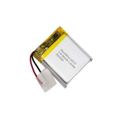 PCM 사각형 모양의 배터리 충전식 3.7 V 360mAh LiPo 배터리