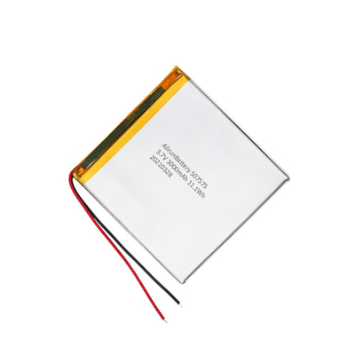 재충전용 정연한 Li 이온 중합체 건전지 3.7 V 3000mah LiPo 건전지
