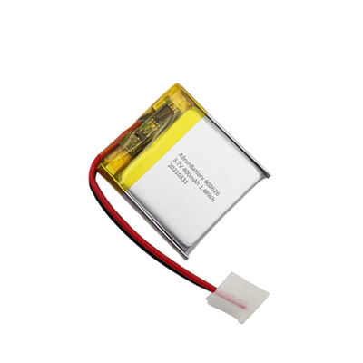 가벼운 1C 정연한 모양 건전지 재충전용 3.7 V 건전지 400mAh