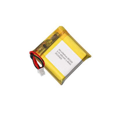 강력한 사각형 모양의 배터리 3.7V 400mAh LiPo 배터리 팩