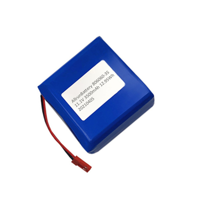 정연한 3500mAh 11.1 V 재충전용 의학 리튬 전지 팩