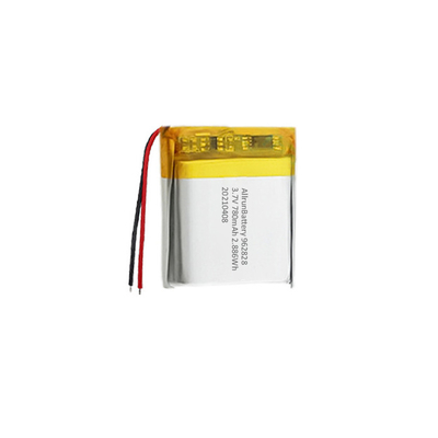 재충전용 정연한 모양 건전지 780mAh 7.4 V LiPo 건전지 팩