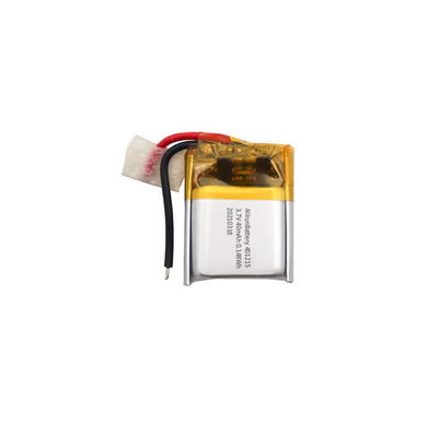 3.7V 40mAh 매우 작은 LiPo 건전지/리튬 중합체 건전지 401215