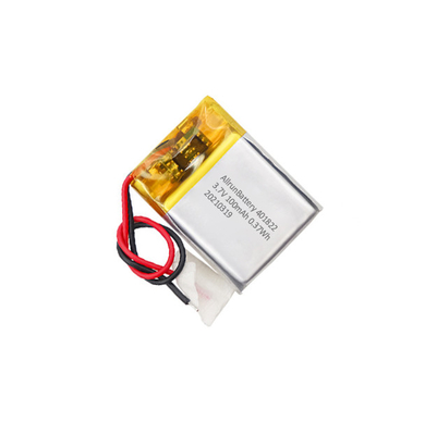 강력한 미니 LiPo 배터리 3.7 V 100mAh 초소형 리튬 폴리머 배터리