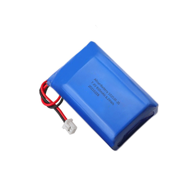 2S1P 리튬 전지 팩 강력한 7.4 V 850mAh 리튬 폴리머 전지