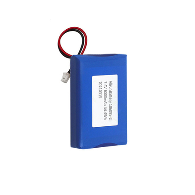 2S1P 6000mAh 리튬 폴리머 배터리 팩 7.4 V 6000mAh LiPo 배터리