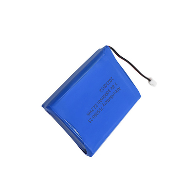 2S1P 7.4V 3000mAh 의학 리튬 전지 팩 강력한 재충전용