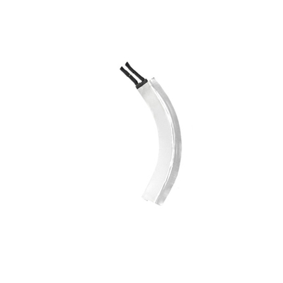 구부려진 모양을 가진 3.7V 245mAh 빛 착용할 수 있는 재충전 전지