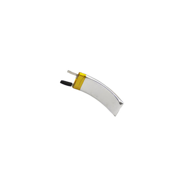 착용할 수 있는 제품을 위한 3.7V 30mAh 250727 재충전용 구부려진 LiPo 건전지