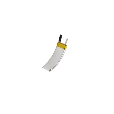 착용할 수 있는 제품을 위한 3.7V 30mAh 250727 재충전용 구부려진 LiPo 건전지