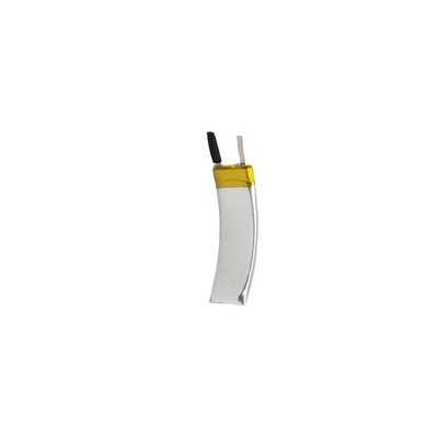 구부려진 착용할 수 있는 재충전 전지 3.7 V 80mAh LiPo 건전지