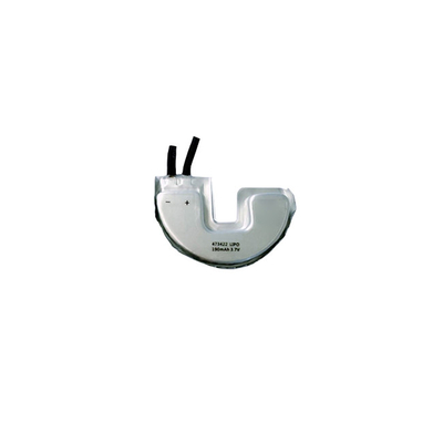 소설 190mAh 3.7 Ｖ 리튬-이온 폴리머 배터리 Ｃ 형태 리포 배터리